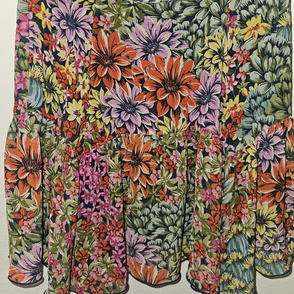 Urban Outfitters Floral Mini Skirt Size Xs - Picture 8 of 12